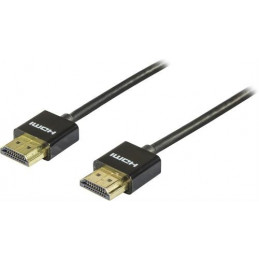 DELTACO ohut HDMI-kaapeli HDMI High Speed with Ethernet...