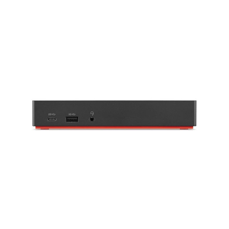 Lenovo 40AS0090EU kannettavien tietokoneiden telakka ja porttitoistin Langallinen USB 3.2 Gen 1 (3.1 Gen 1) Type-C Musta