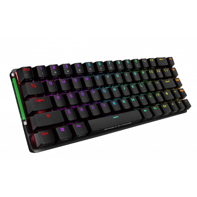 ASUS ROG Falchion näppäimistö Langaton RF + USB QWERTY Pohjoismainen Musta