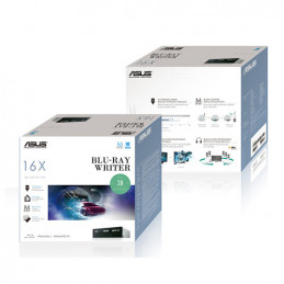 ASUS BW-16D1HT levyasemat Sisäinen Blu-Ray DVD Combo Musta