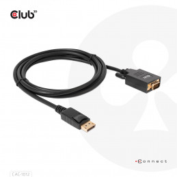 CLUB3D CAC-1012 DisplayPort-kaapeli 2 m Musta