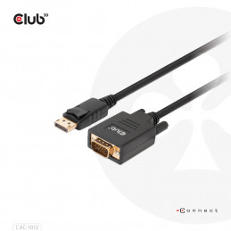 CLUB3D CAC-1012 DisplayPort-kaapeli 2 m Musta