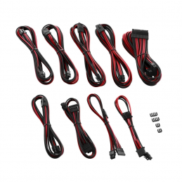 CableMod PRO ModMesh C-Series RMi RMx Cable Kit - black/red