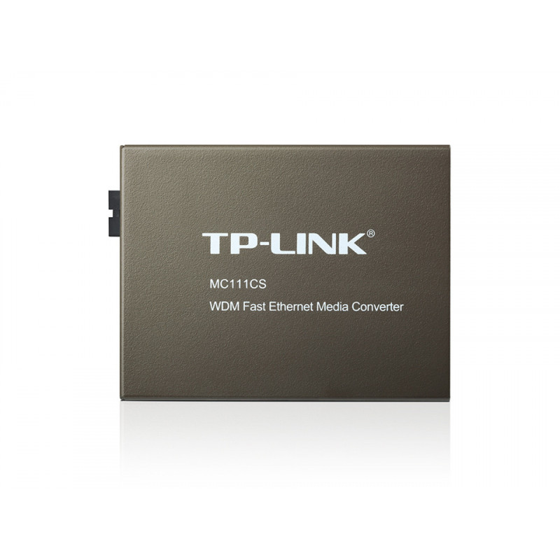 TP-LINK MC111CS verkon mediamuunnin 1000 Mbit s 1550 nm Yksittäistila Musta