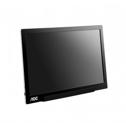 AOC 01 Series I1601FWUX tietokoneen litteä näyttö 39,6 cm (15.6") 1920 x 1080 pikseliä Full HD LED Musta