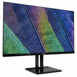 AOC V2 27V2Q tietokoneen litteä näyttö 68,6 cm (27") 1920 x 1080 pikseliä Full HD LED Musta