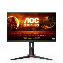 AOC G2 C24G2AE BK tietokoneen litteä näyttö 59,9 cm (23.6") 1920 x 1080 pikseliä Full HD LED Musta, Punainen