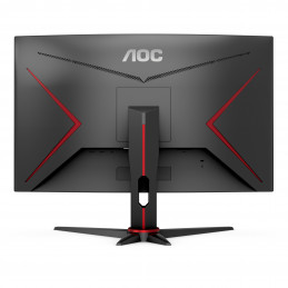 AOC G2 C24G2AE BK tietokoneen litteä näyttö 59,9 cm (23.6") 1920 x 1080 pikseliä Full HD LED Musta, Punainen