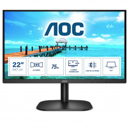 AOC B2 22B2H EU LED display 54,6 cm (21.5") 1920 x 1080 pikseliä Full HD Musta