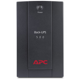 APC Back-UPS Linjainteraktiivinen 0,5 kVA 300 W 3 AC-pistorasia(a)