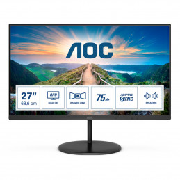 AOC V4 Q27V4EA LED display 68,6 cm (27") 2560 x 1440 pikseliä 2K Ultra HD Musta