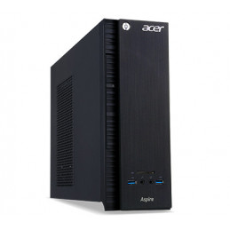 Acer Aspire XC-704 DDR3L-SDRAM N3700 Intel® Pentium® 8 GB 1000 GB HDD Windows 10 Home PC Musta