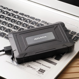 ADATA ED600 HDD- SSD-kotelo Musta 2.5 3.5"