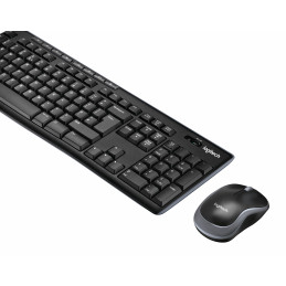 Logitech MK270 näppäimistö Langaton RF QWERTY Pan Nordic Musta