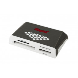 Kingston Technology USB 3.0 High-Speed Media Reader kortinlukija USB 3.2 Gen 1 (3.1 Gen 1) Harmaa, Valkoinen