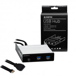 Chieftec MUB-3003 keskitin USB 3.2 Gen 2 (3.1 Gen 2) Type-A 10000 Mbit s Musta