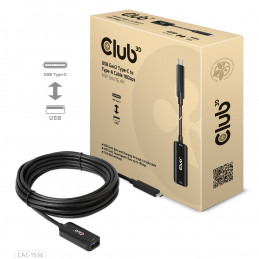 CLUB3D CAC-1536 USB-kaapeli 5 m USB4 Gen 3x2 USB C USB A