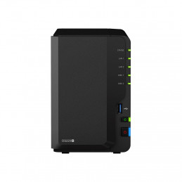 Synology DiskStation DS220+ NAS- ja tallennuspalvelimet Kompakti Ethernet LAN Musta J4025