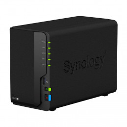 Synology DiskStation DS220+ NAS- ja tallennuspalvelimet Kompakti Ethernet LAN Musta J4025