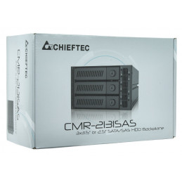 Chieftec CMR-3141SAS asemapaikkaan asennettava paneeli Musta