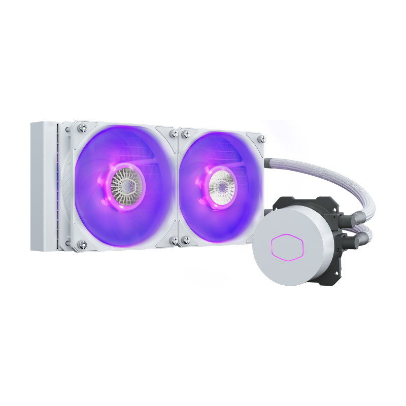 Cooler Master MasterLiquid ML240L V2 RGB White Edition Emolevy 12 cm Valkoinen