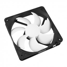 Cooltek Silent Fan 120 PWM Tietokonekotelo Tuuletin 12 cm Musta, Valkoinen