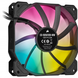 Corsair SP120 RGB ELITE Tietokonekotelo Tuuletin 12 cm Musta 3 kpl