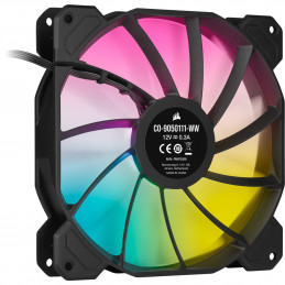 Corsair SP140 RGB ELITE Tietokonekotelo Tuuletin 14 cm Musta 2 kpl