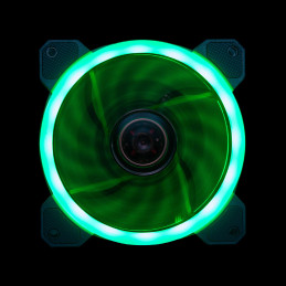 Cooltek Silent Fan 120 RGB Tietokonekotelo Tuuletin 12 cm Musta, Valkoinen