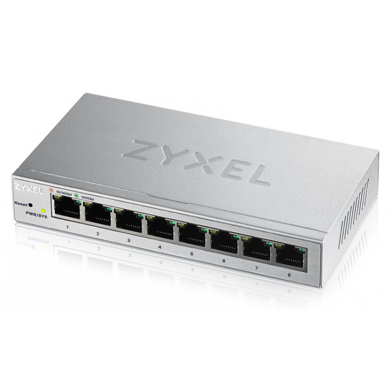 Zyxel GS1200-8 Hallittu Gigabit Ethernet (10 100 1000) Hopea
