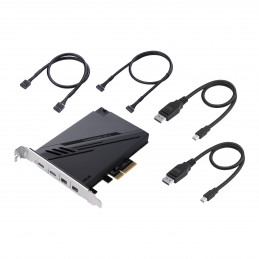 ASUS ThunderboltEX 4 liitäntäkortti -sovitin Sisäinen Mini DisplayPort, PCIe, Thunderbolt, USB 2.0, USB 3.2 Gen 2 (3.1 Gen 2)