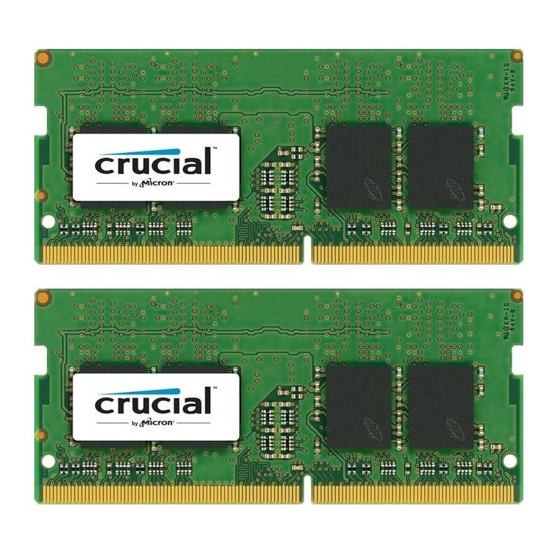 Crucial 16GB (2x8GB) DDR4 2400 SODIMM 1.2V muistimoduuli 2400 MHz