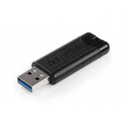 Verbatim PinStripe USB-muisti 64 GB USB A-tyyppi 3.2 Gen 1 (3.1 Gen 1) Musta
