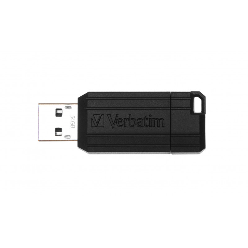 Verbatim PinStripe USB-muisti 64 GB USB A-tyyppi 2.0 Musta