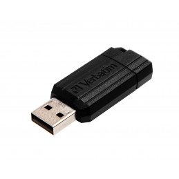 Verbatim PinStripe USB-muisti 64 GB USB A-tyyppi 2.0 Musta