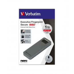 Verbatim 53657 ulkoinen SSD 1000 GB Harmaa