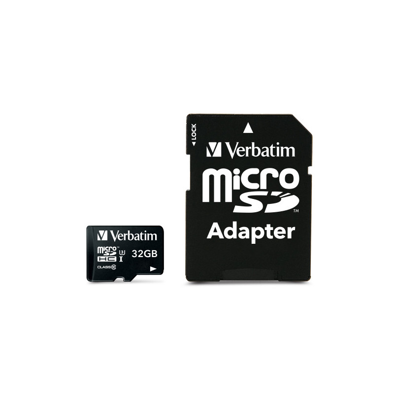 Verbatim Pro 32 GB MicroSDHC UHS Luokka 10