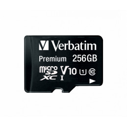 Verbatim Premium U1 256 GB MicroSDXC UHS-I Luokka 10