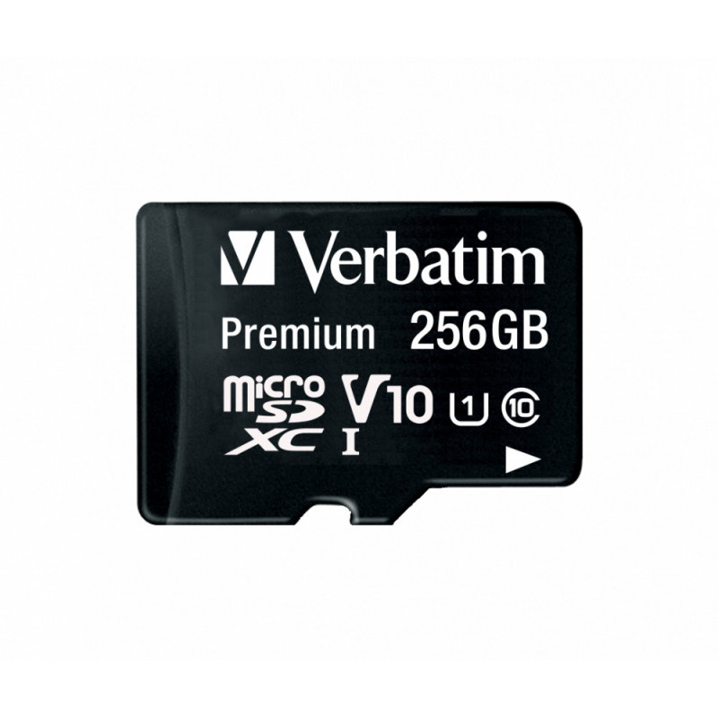 Verbatim Premium U1 256 GB MicroSDXC UHS-I Luokka 10