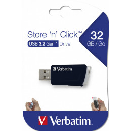 Verbatim Store 'n' Click USB-muisti 32 GB USB A-tyyppi 3.2 Gen 1 (3.1 Gen 1) Musta