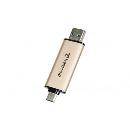 Transcend JetFlash 930C USB-muisti 128 GB USB Type-A   USB Type-C 3.2 Gen 1 (3.1 Gen 1) Kulta