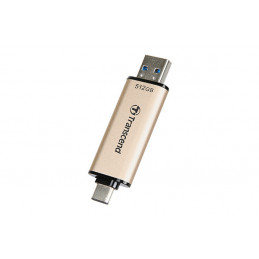 Transcend JetFlash 930C USB-muisti 512 GB USB Type-A   USB Type-C 3.2 Gen 1 (3.1 Gen 1) Kulta