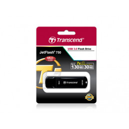 Transcend JetFlash 750, 32GB USB-muisti USB A-tyyppi 3.2 Gen 1 (3.1 Gen 1) Musta