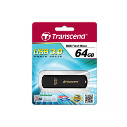 Transcend JetFlash elite 700 64GB USB 3.0 USB-muisti USB A-tyyppi 3.2 Gen 1 (3.1 Gen 1) Musta