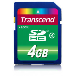 Transcend TS4GSDHC4 muistikortti 4 GB SDHC