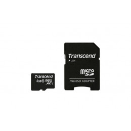 Transcend TS4GUSDHC10 muistikortti 4 GB MicroSDHC NAND Luokka 10