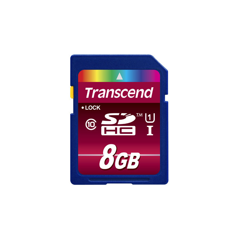 Transcend TS8GSDHC10U1 muistikortti 8 GB SDHC MLC Luokka 10