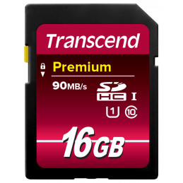 Transcend 16GB SDHC Class 10 UHS-I NAND Luokka 10