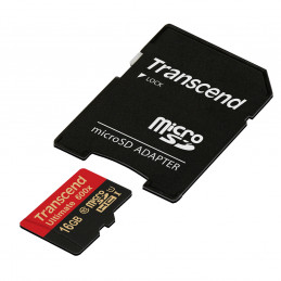 Transcend 16GB microSDHC Class 10 UHS-I (Ultimate) MLC Luokka 10