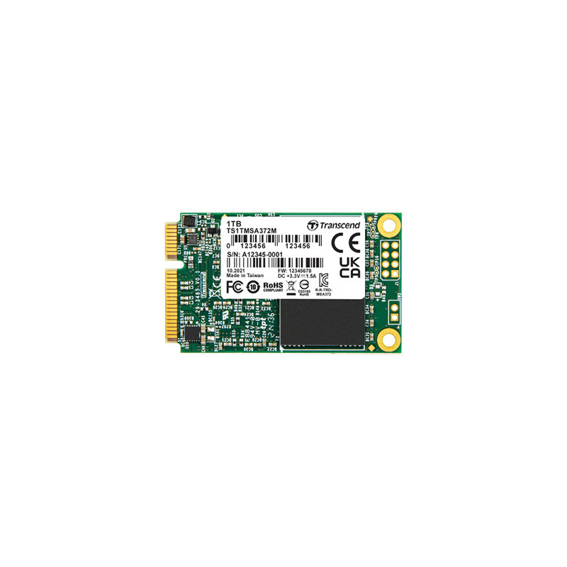 Transcend MSA372M mSATA 128 GB Serial ATA III MLC NAND